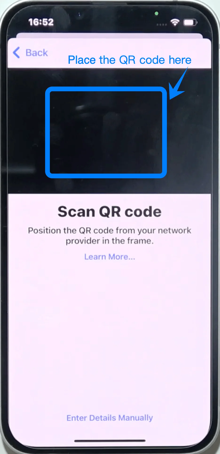 Place the QR Code Here 14 Plus