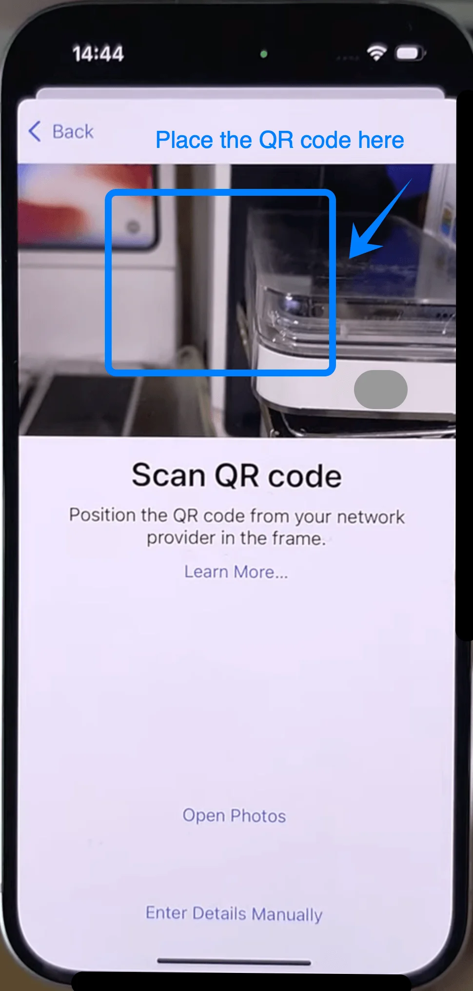 Place the QR Code Here 15
