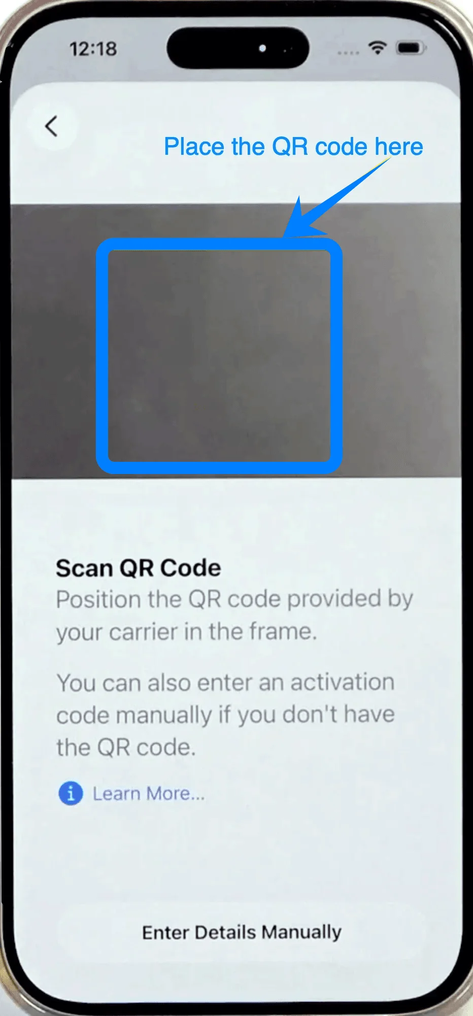Place the QR Code Here 17 Pro