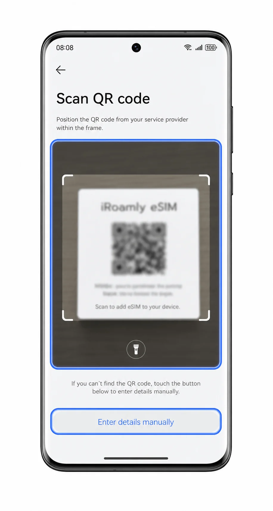 Huawei Pura 70 Pro eSIM QR Code Huawei Pura 70 Pro eSIM QR Code