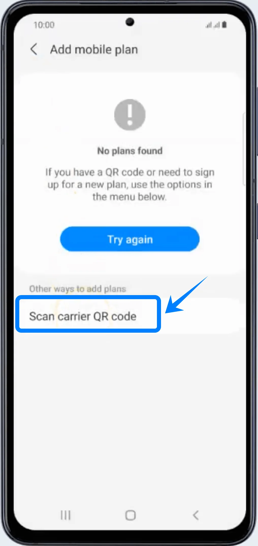Scan Carrier QR Code S21 Scan Carrier QR Code S21