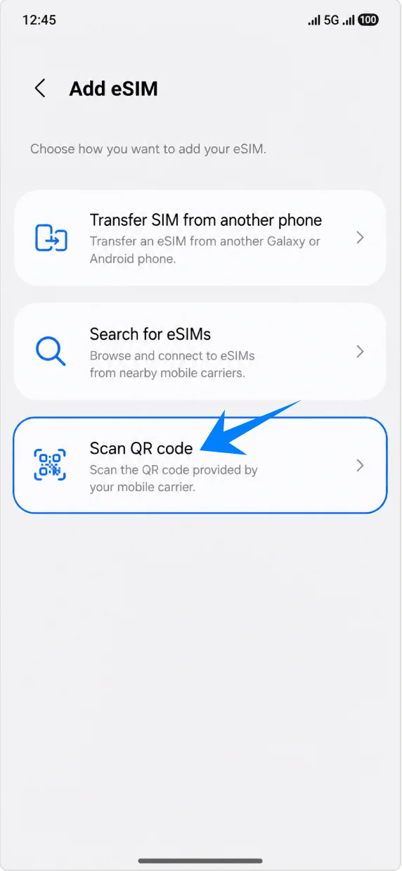 Scan QR Code S25