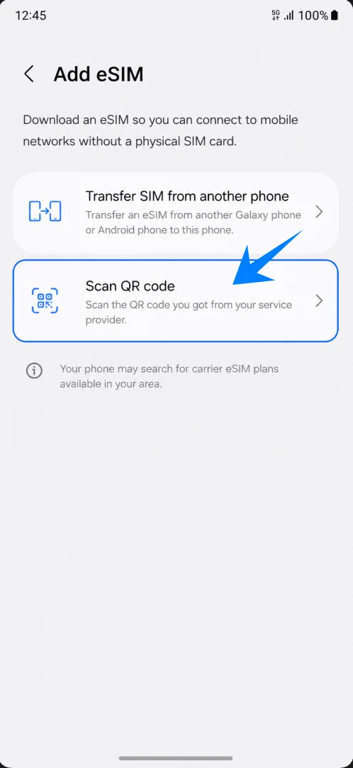 Scan QR Code S25 Edge