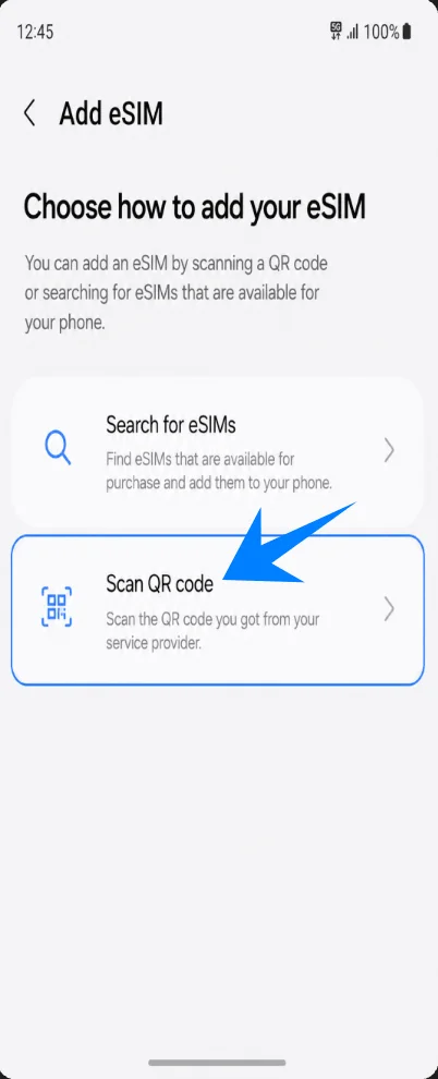 Scan QR Code Z Flip