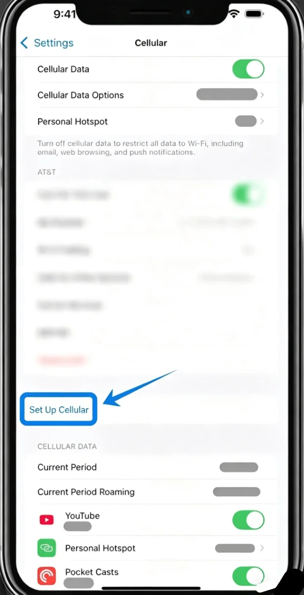 Set Up Cellular 11