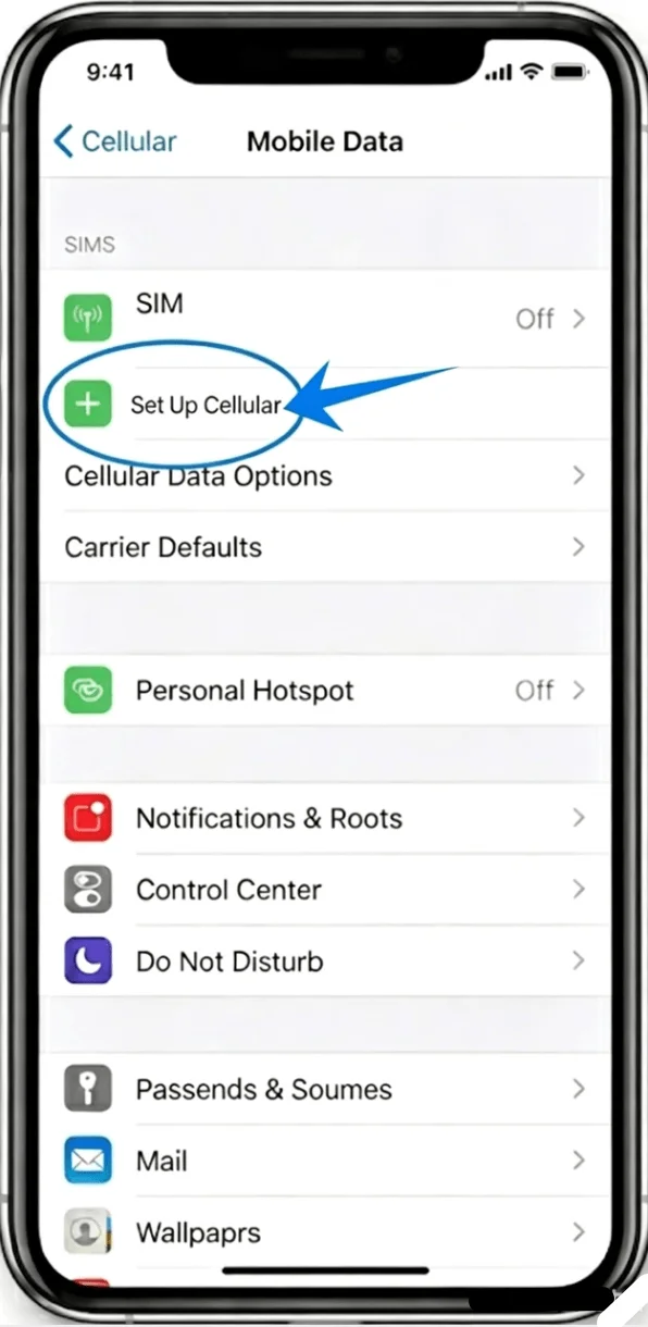 Set Up Cellular 11 PM Set Up Cellular 11 PM