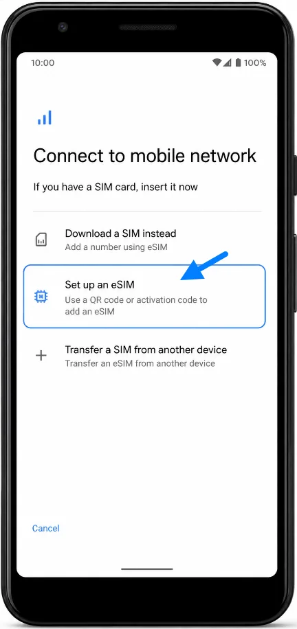 Set Up eSIM 3a
