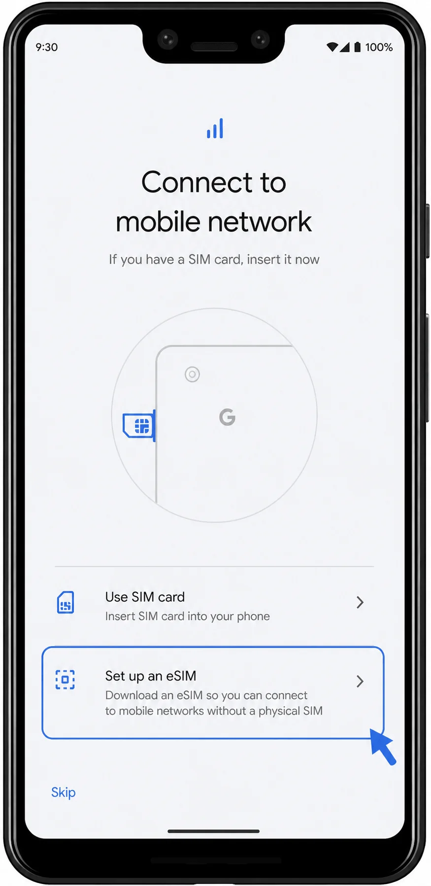 Set Up eSIM 3 XL