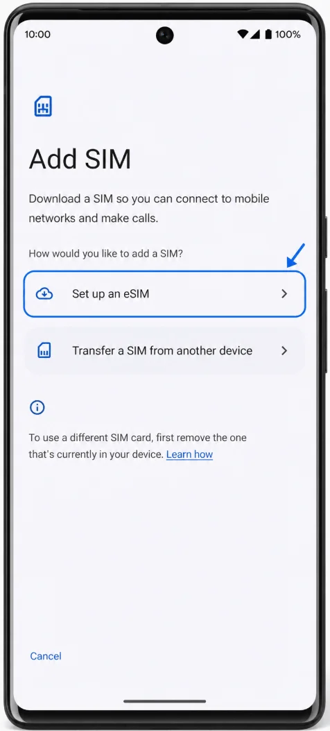 Set Up eSIM 6 Pro Set Up eSIM 6 Pro