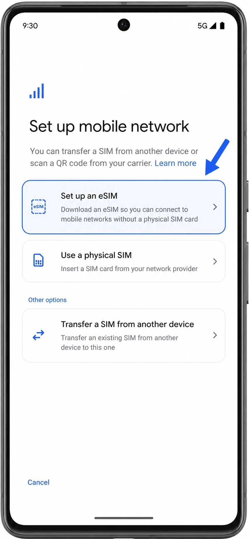 Set Up eSIM 7 Pro