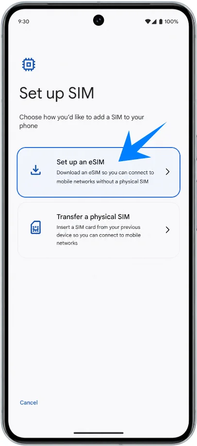 Set Up eSIM 8 Pro
