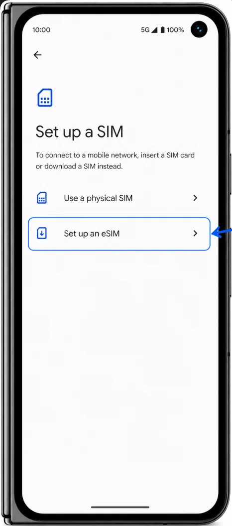 Set Up eSIM 9 Pro Fold
