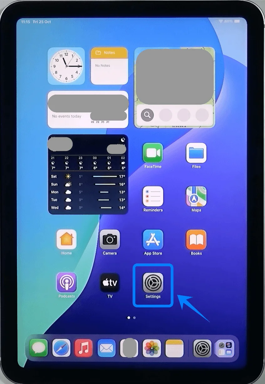 Settings iPad Mini Settings iPad Mini