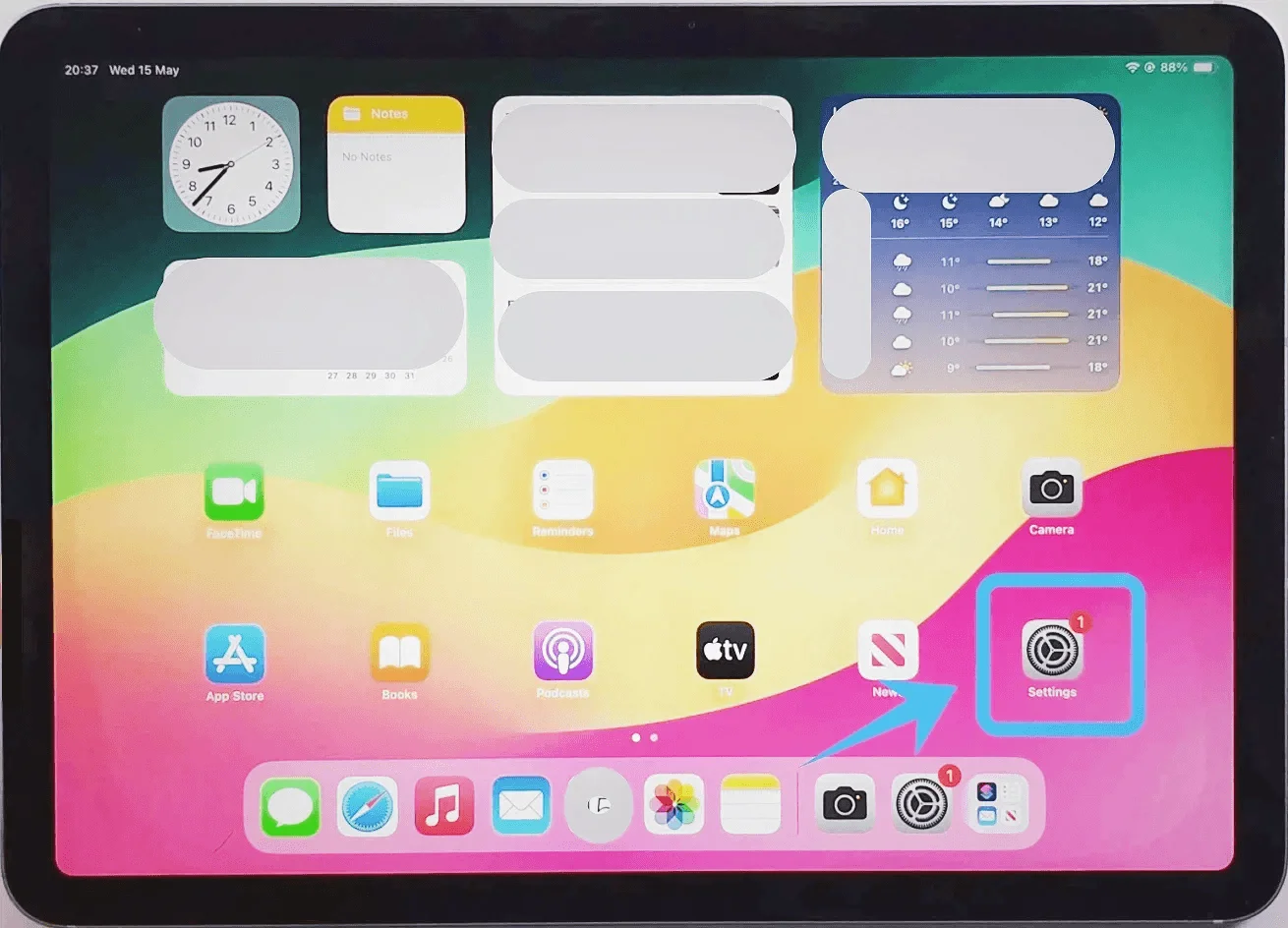 Settings Pro 11 Inch