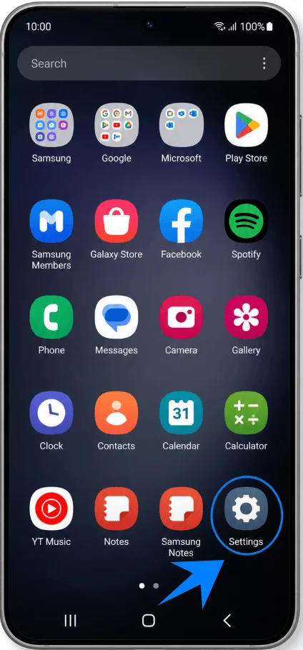 Settings S23P Settings S23P