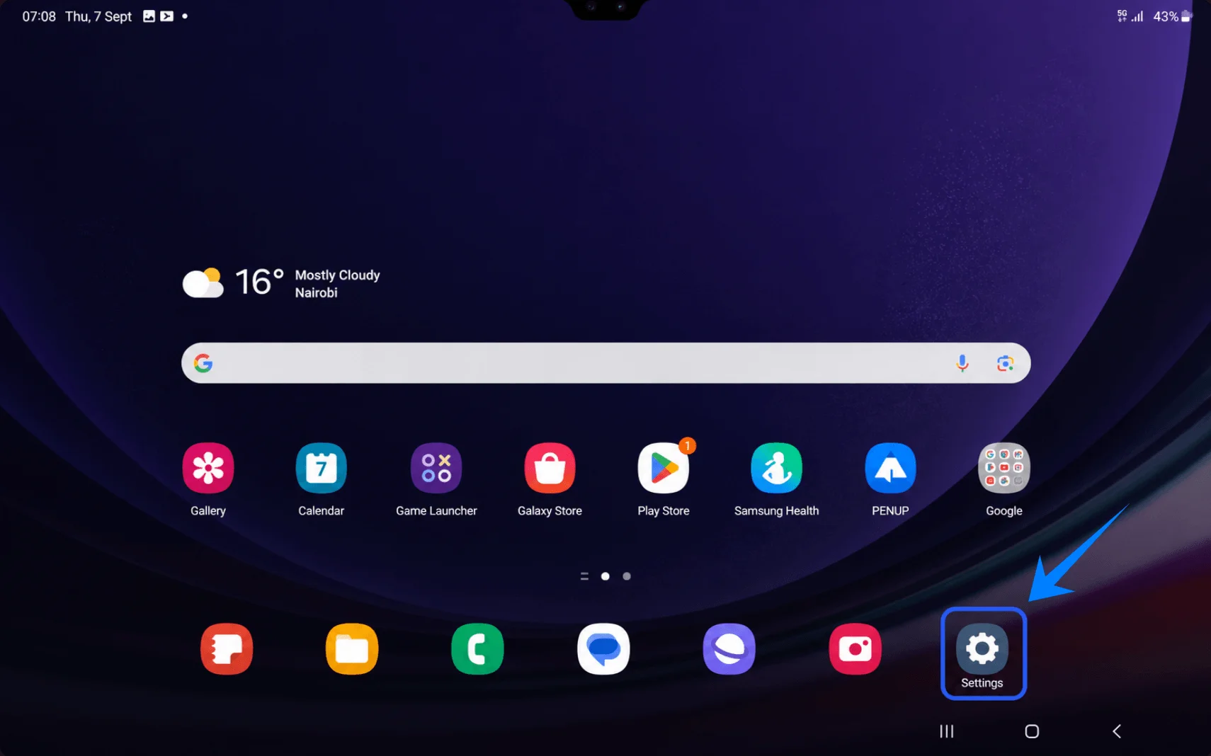Settings S9 Plus Settings S9 Plus