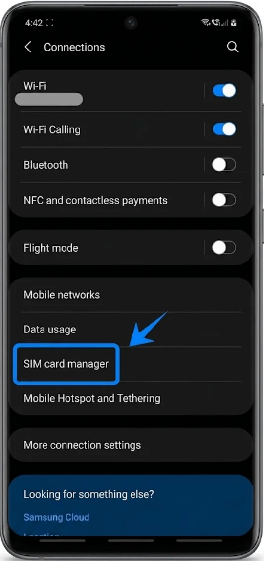 SIM Card Manager S20 Plus