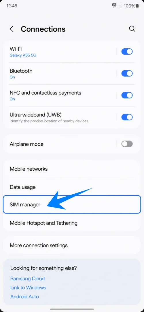 SIM Manager A55