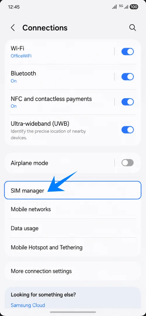 SIM Manager A55