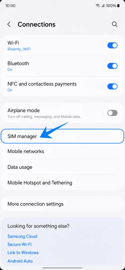 SIM Manager Note 20 Ultra