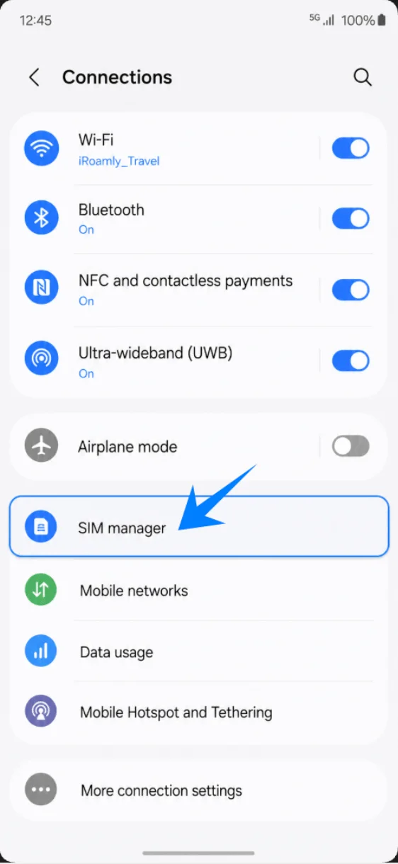 SIM Manager S25 Edge