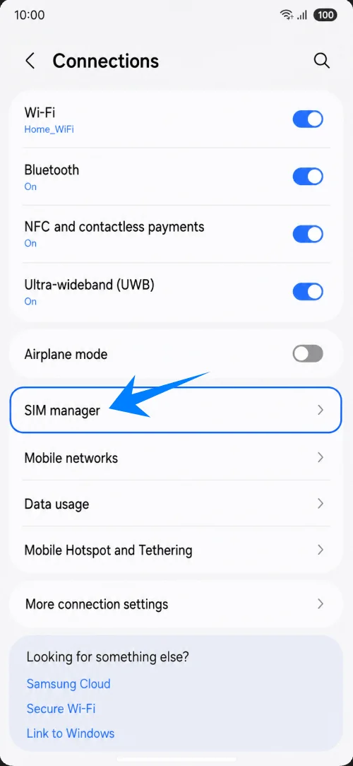SIM Manager S25 Ultra