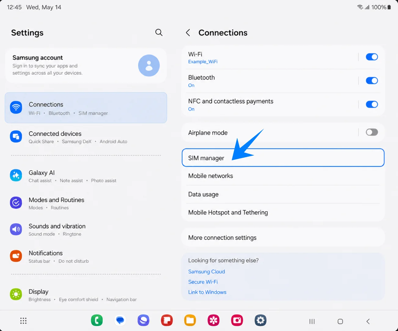 SIM Manager Z Fold4