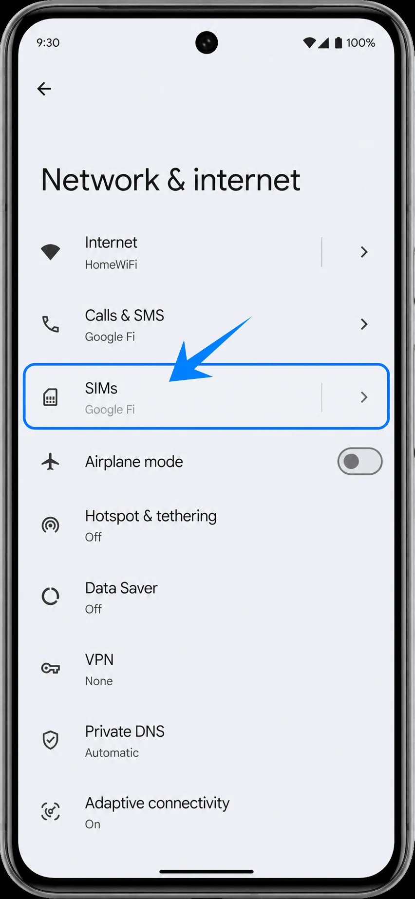 SIMs Pixel 8