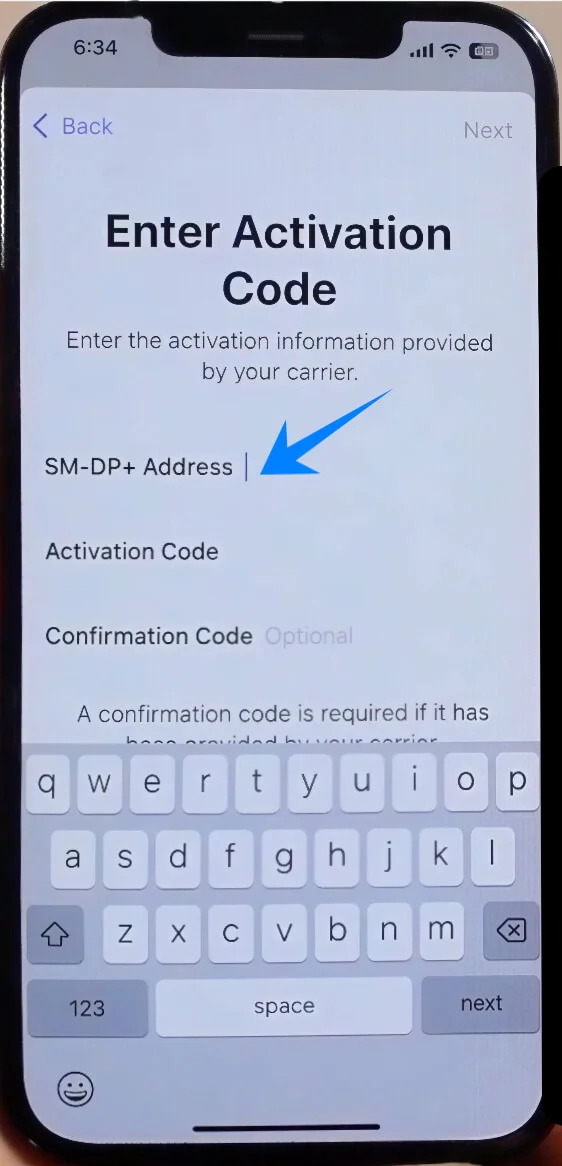 SM-DP Address 12