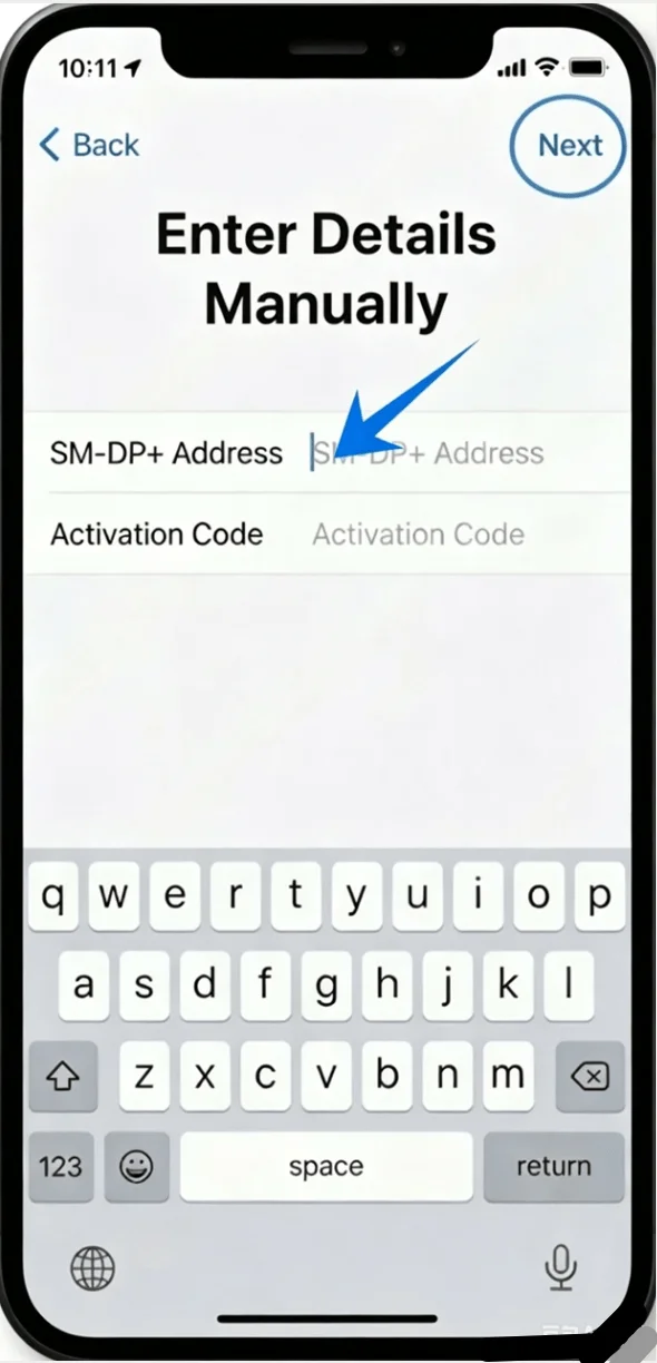 SM-DP Address 12 Mini