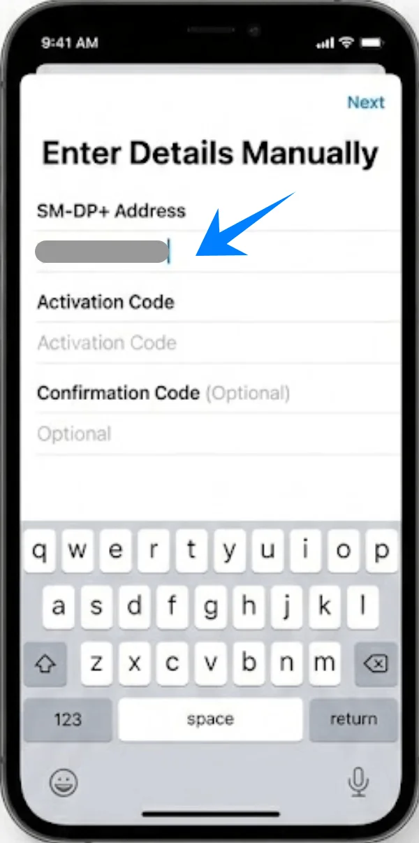 SM-DP Address 12 Pro