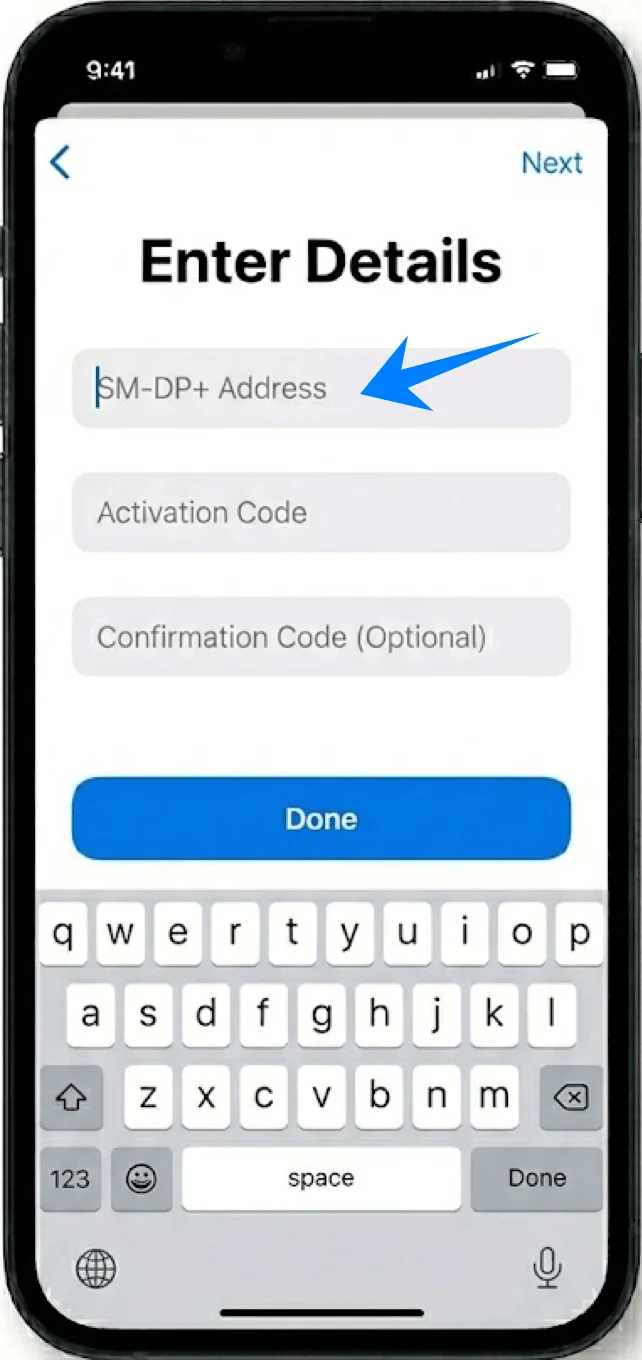 SM-DP Address 13 Mini