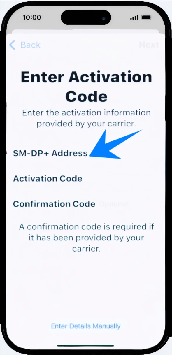 SM-DP Address 16 Plus