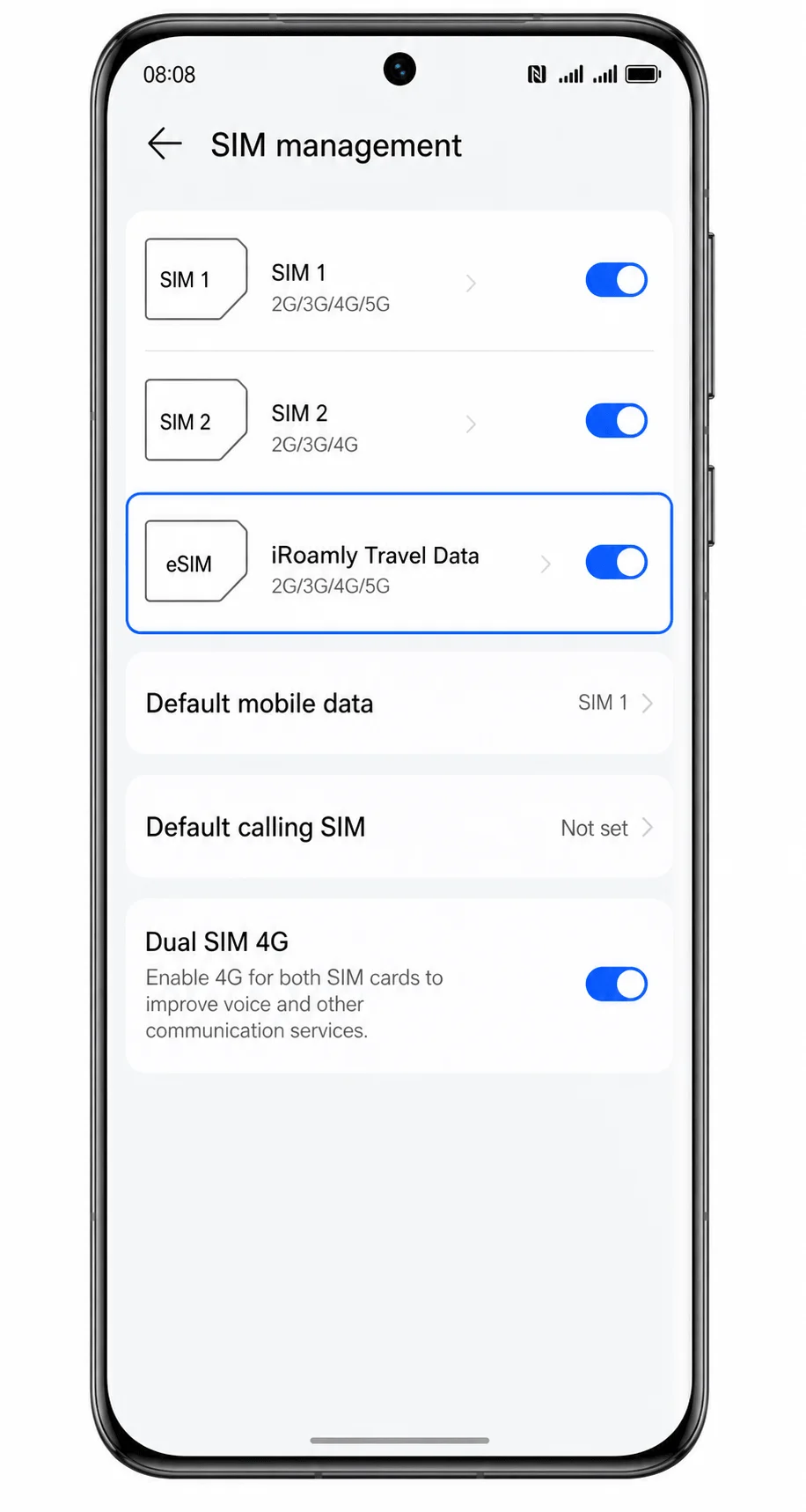 Turn On eSIM on Huawei Pura 70 Pro Turn On eSIM on Huawei Pura 70 Pro