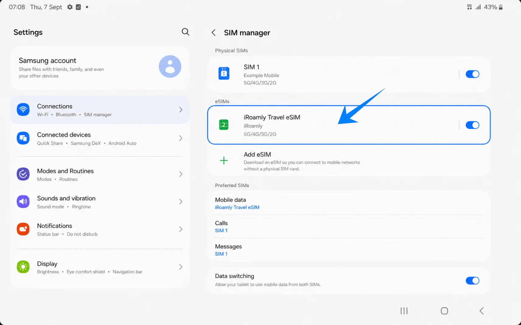 Turn On Tab S9