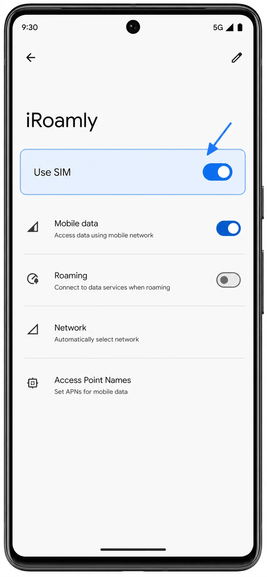 Use eSIM 7 Pro