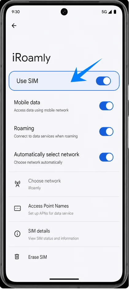 Use eSIM 8 Pro