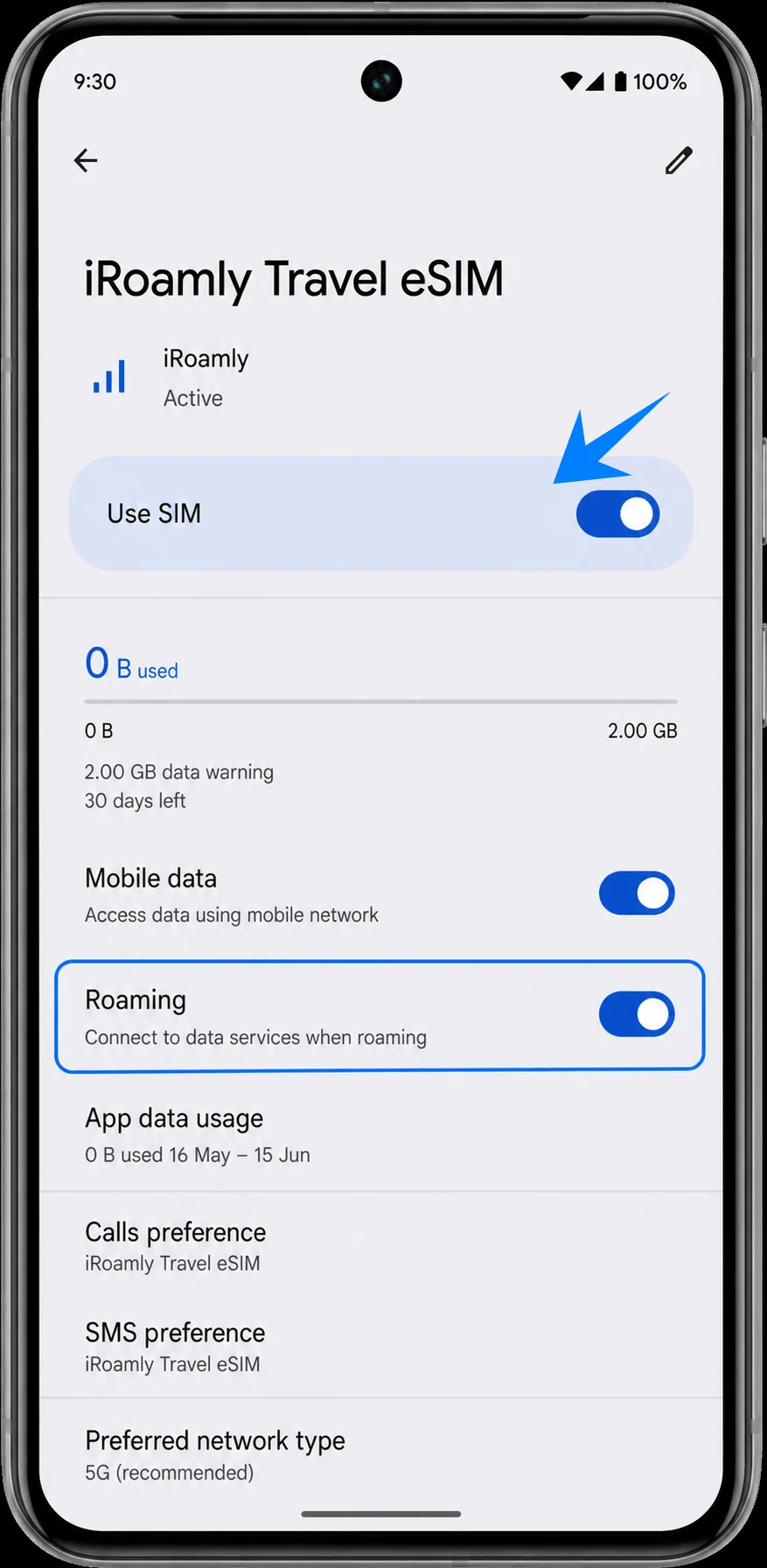 Use eSIM Pixel 8