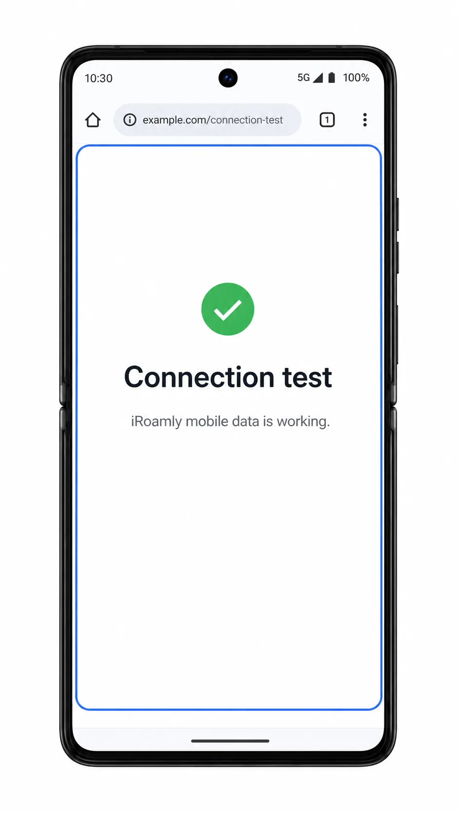 Motorola Razr 60 Ultra testing iRoamly mobile data connection