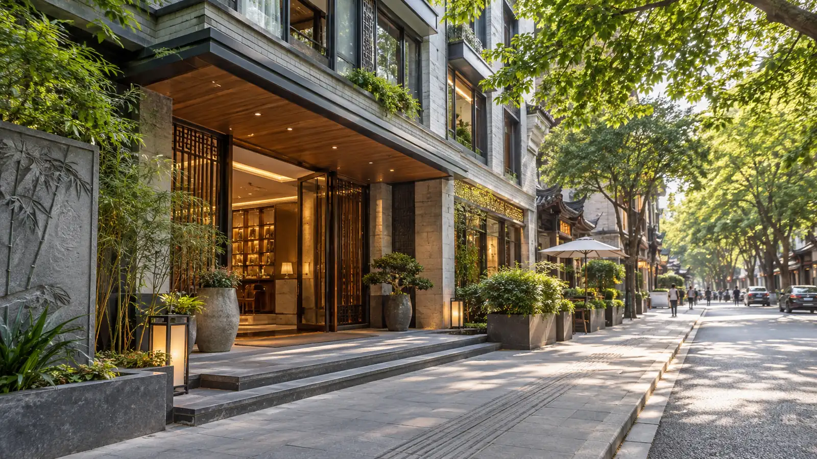 Where to stay in Chengdu Boutique accommodation on a leafy central Chengdu street