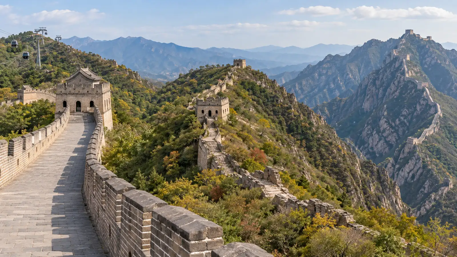Restored, partly weathered, and steep Great Wall terrain for comparing section styles