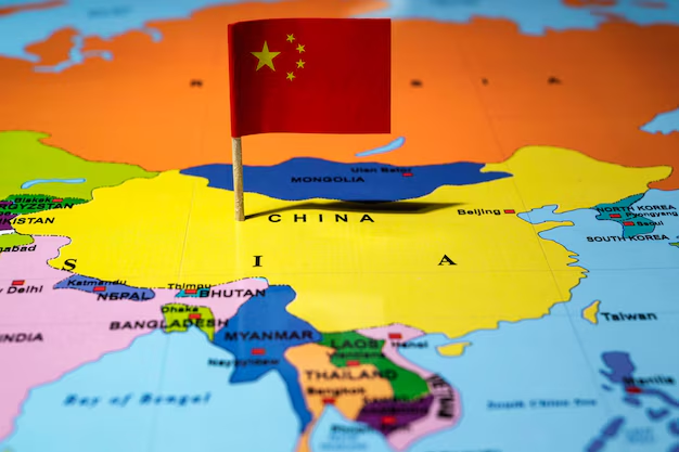 China on a Map Cover