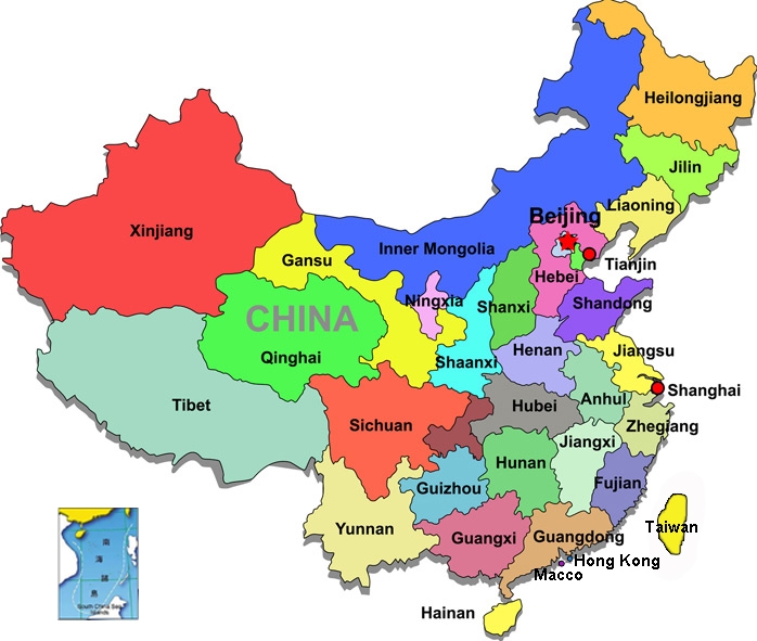 Geographic Regions of China