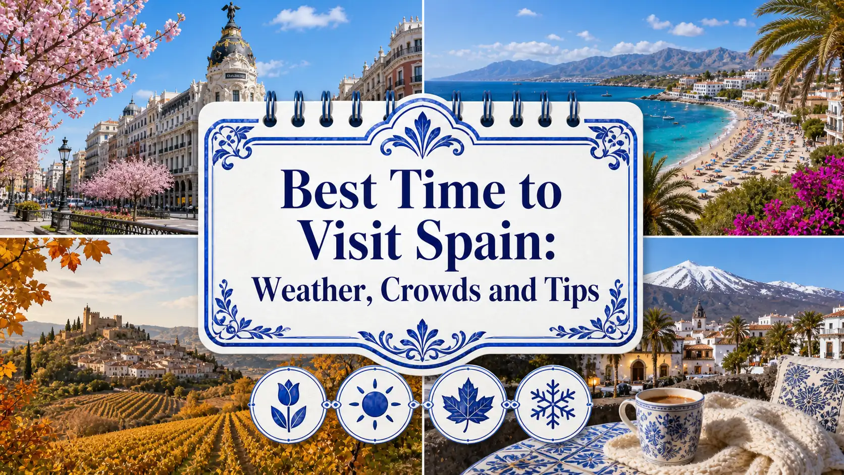 Best Time to Visit Spain: Weather, Crowds and Tips cover image Best Time to Visit Spain: Weather, Crowds and Tips cover image