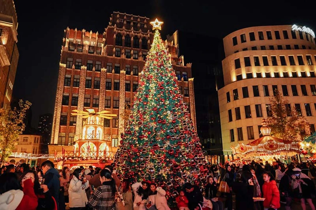 Kerstmis in Shanghai