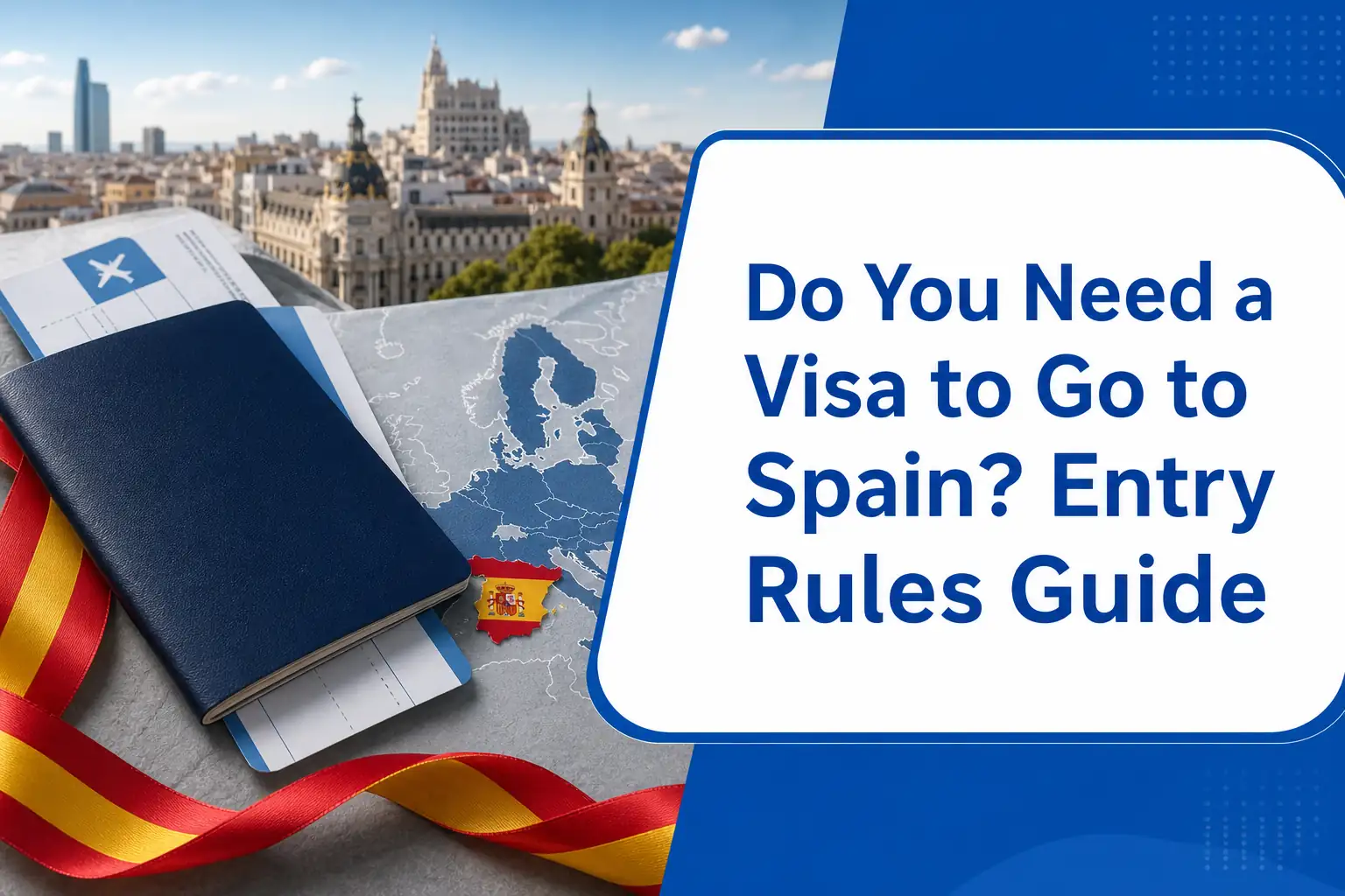 Do You Need a Visa to Go to Spain? Entry Rules Guide cover Do You Need a Visa to Go to Spain? Entry Rules Guide cover
