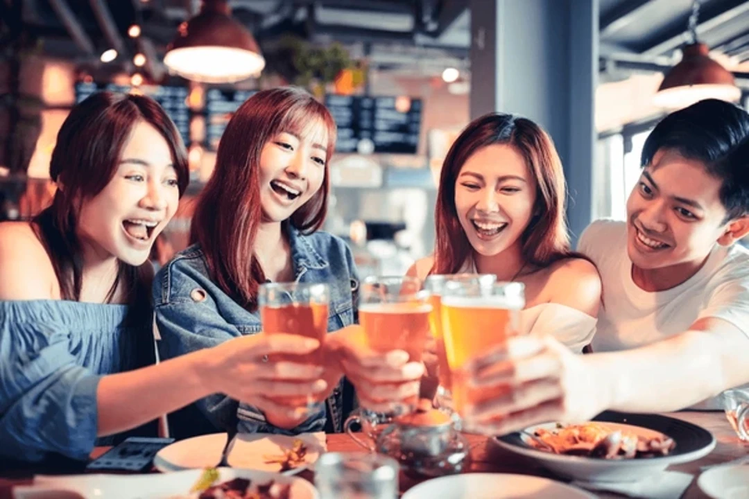 中国の人々との飲酒