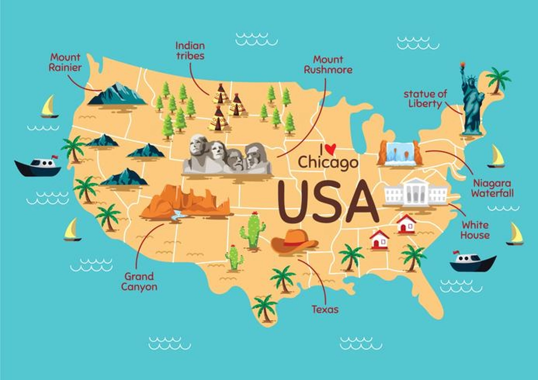Famous Landmarks in USA Cover