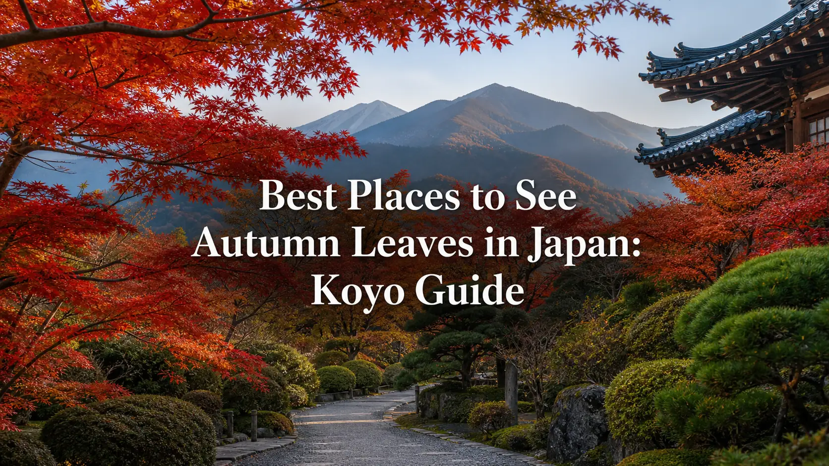 Best places to see autumn leaves in Japan with maple trees and temple scenery Best places to see autumn leaves in Japan with maple trees and temple scenery