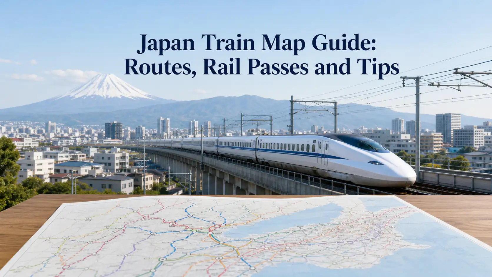 Japan Train Map Guide with a Shinkansen and rail map Japan Train Map Guide with a Shinkansen and rail map